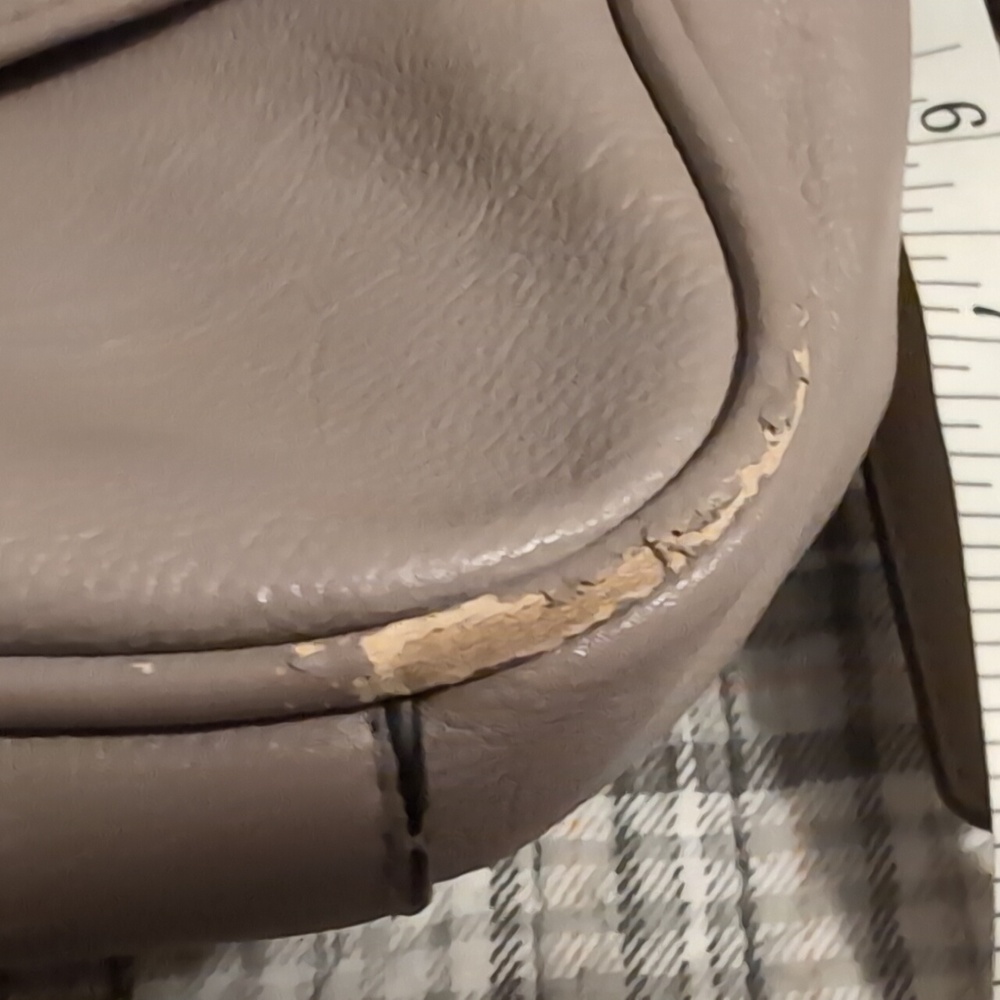 Backpack purse, beige. - Picture 6 of 7